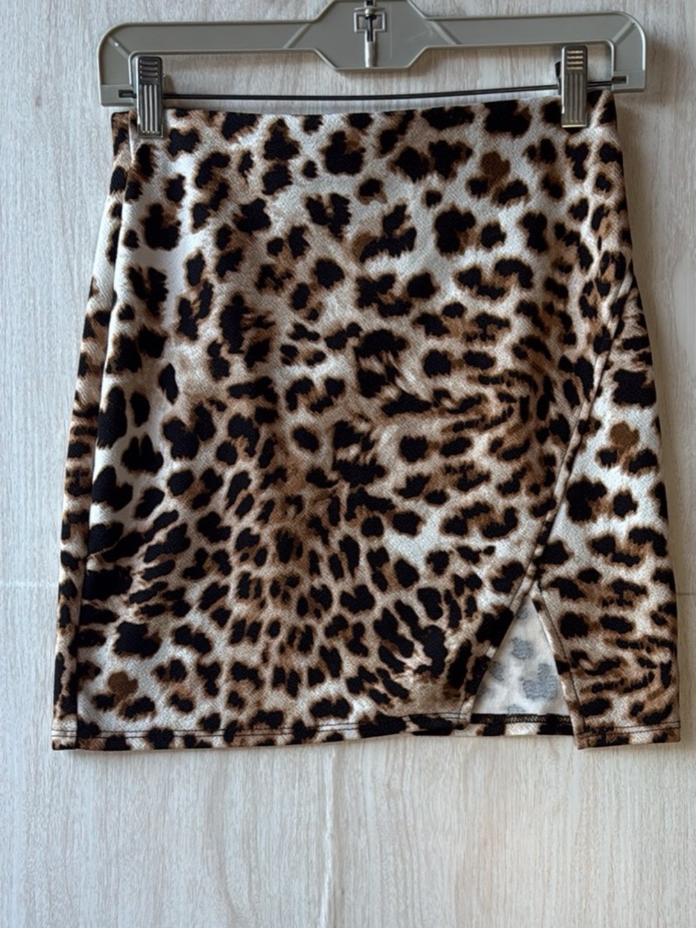 Windsor Leopard Print Mini Skirt - Brown/Black